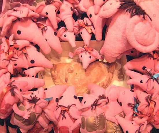 Heather's Clangers find a Pastie